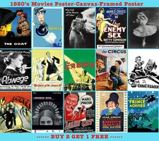 Poster film retrò anni '20 -