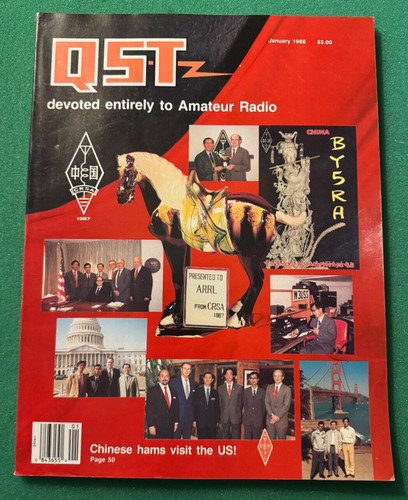 Qst magazine january 1988 - 1988, arrl