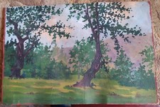 REGALO FUORI TUTTO Scuola Italiana anni 60 dipinto Vendita No Profit