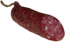 Salame mediterraneo ad anello Foresta Nera salsiccia cruda essiccata all'aria salsiccia permanente