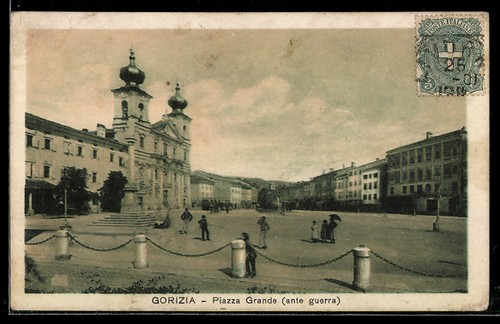 Gorizia piazza grande ante - piazza,