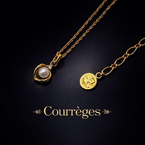 Collana courreges vintage oro - collana,