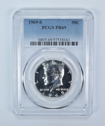 1969 kennedy mezzo dollaro - 1969-s,