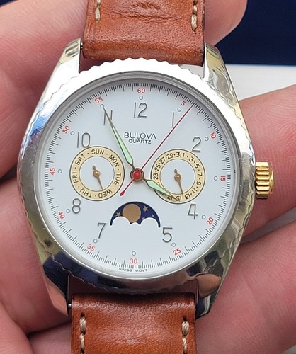 Bulova triplo calendario fasi - bulova,