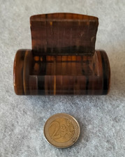 Antica Tabaccheria da Fiuto In Corno Osso stratificato lavorato a mano fine '800