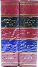 libro età moderna storia idee politiche economiche sociali utet 2 volumi