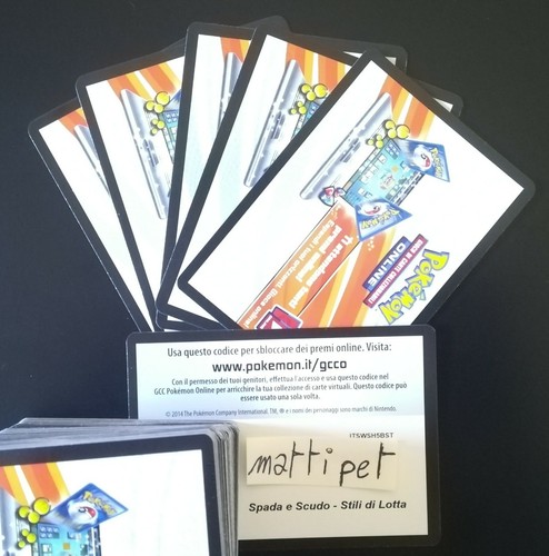 Codici carte pokémon tcg 15x - carte,