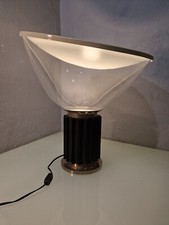 lampada da tavolo design Taccia Grande parabola vetro Achille castiglioni flos
