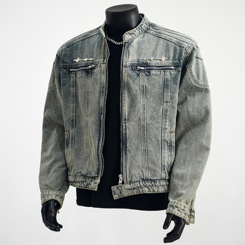 Uomo corto jeans giacca - uomo,