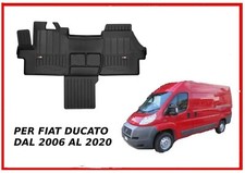 Tappetini Tappeti PRO LINE 3D per Fiat Ducato 2006 2020 in tpe su misura