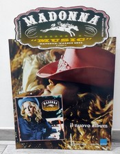 MADONNA MUSIC ALBUM RELEASE 3D CARDBOARD STORE DISPLAY 2000 ORIGINAL ITALY