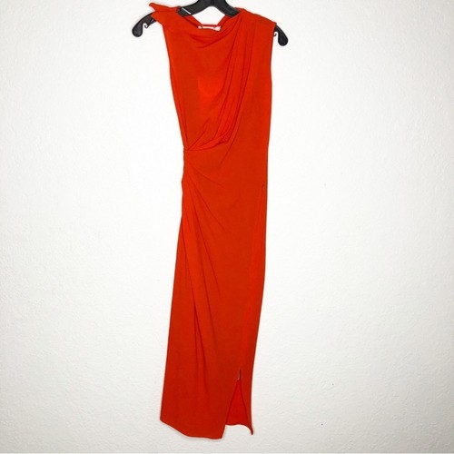 Abito midi drappeggiato