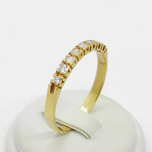 Anello oro giallo veretta con