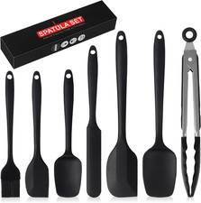 Set Di 7 Spatole in Silicone, Spatole per Dolci, Leccapentole Silicone Da Resist