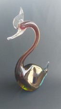 1950 CIGNO GIGANTE IN VETRO DI