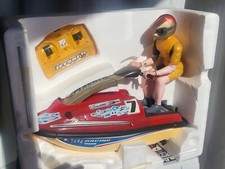 NO tin toy (plastic) 1980's bat.op SPLASHER AQUASCOOTER/MOTO D'ACQUA mint in box