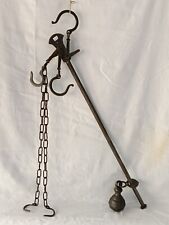 ANTICA BILANCIA PESASACCHI PESA FERRO BATTUTO PESATA DA 179 A 55 KG. CP41