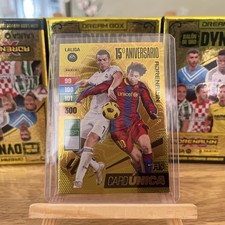 Panini Adrenalyn XL Anniversario Unica Card Ronaldo Messi Gold Edition