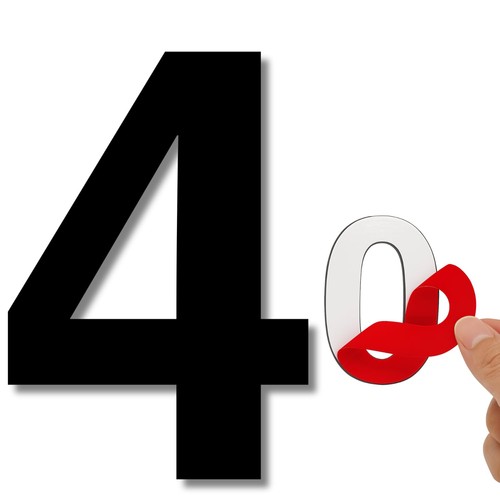 Numero adesivo casa 150 - adesivo, da