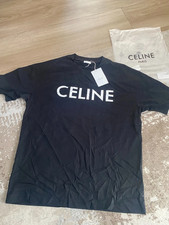 T-shirt Celine uomo nera -