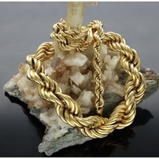 18kt gold twist - 18kt, necklace