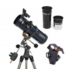 Celestron telescopio 114/1000 Newton ASTROMASTER 114EQ(228x) + Adattatore smatph