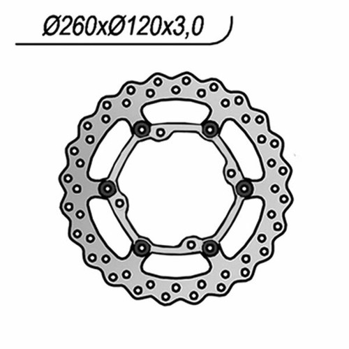 Disco freno anteriore 1164x - freno,