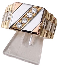 Anello uomo in oro massiccio