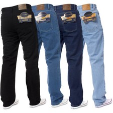 Uomo Gamba Dritta Jeans Basic