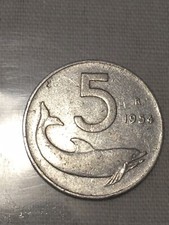 5 lire delfino Timone