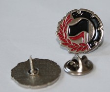ANTIFA WHEEL SCHWARZ/ROT PIN