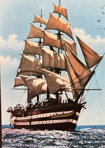 Cartolina nave ship livorno - nave,