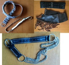 LOTTO di 5 CINTURE DA DONNA: ROCCOBAROCCO, BENETTON + ALTRE (vedi foto)