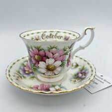 Tazza da tè The in porcellana Royal Albert con mese tazzina inglese OTTOBRE 900