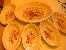 Piatti porcellana per pesce. 5