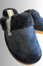 Women's Blue Winter Suede Hair