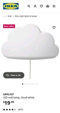 Ikea UPPLYST lampada da parete