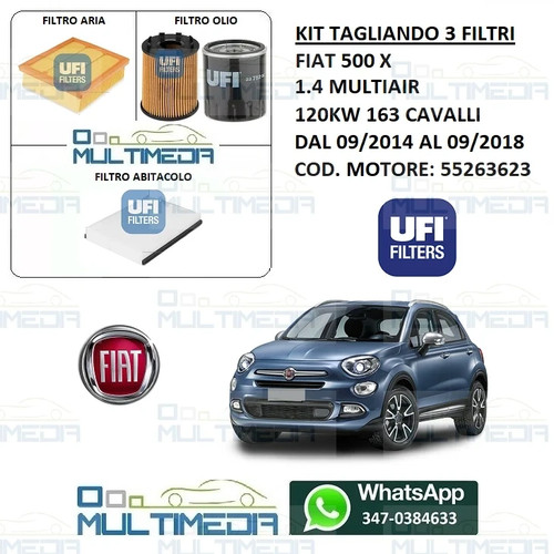 Kit tagliando filtri ufi - kit, 3