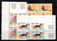Andorra Francese 1990 Yv. 392-394 Nuovo di zecca 100% blocco di quattro incenso, Nat