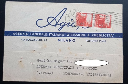 1947 cartolina postale - cartolina,