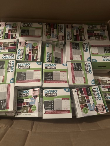 Lot boxes of dymo - of,