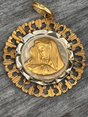 Medaglia ciondolo vintage - , oro