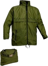 DEFCON 5 Wind Und Waterproof Jacket Giacca impermeabile- OD GREEN ( Verde Nato )
