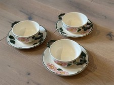 Villeroy & Boch "Rosa selvatica" - 3 zuppiere con piattini