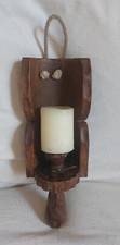 Portacandela in legno primi