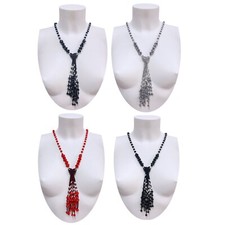 Collana lunga perle cristalli - lunga,