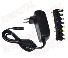 Alimentatore AC DC 18W con Spinotti, 1500mA UNIVERSALE TRASFORMATORE AC DC 12V c