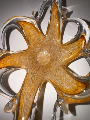 Murano sommerso amber - amber, and