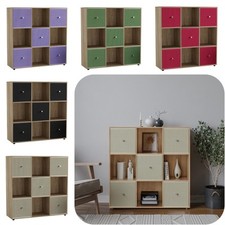 Libreria 9 cubi ripiano ampio