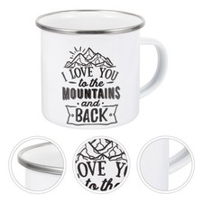  Tagina d'acqua a smalto liscio tazza da campeggio da campeggio per campeggio